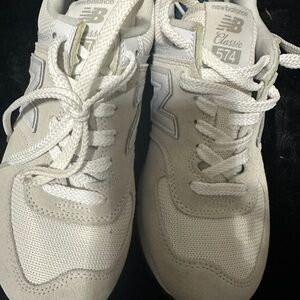 New Balance Off-White Athletic Shoes